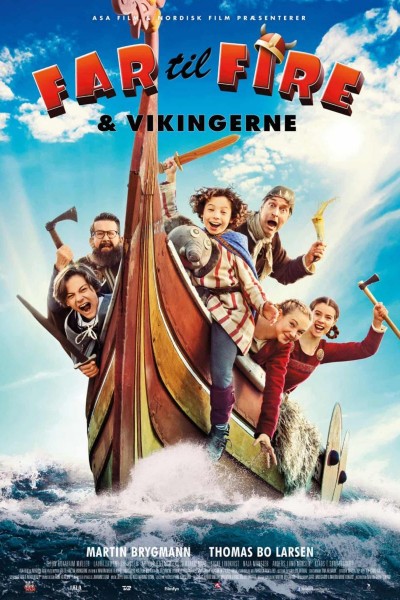 Caratula, cartel, poster o portada de Father of Four and the Vikings