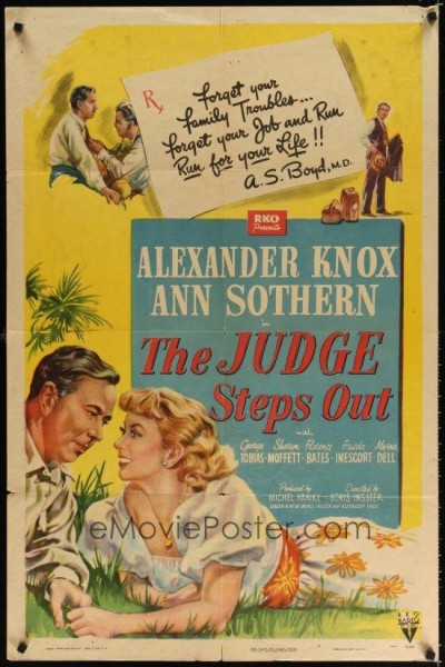 Caratula, cartel, poster o portada de The Judge Steps Out