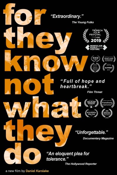 Caratula, cartel, poster o portada de For They Know Not What They Do
