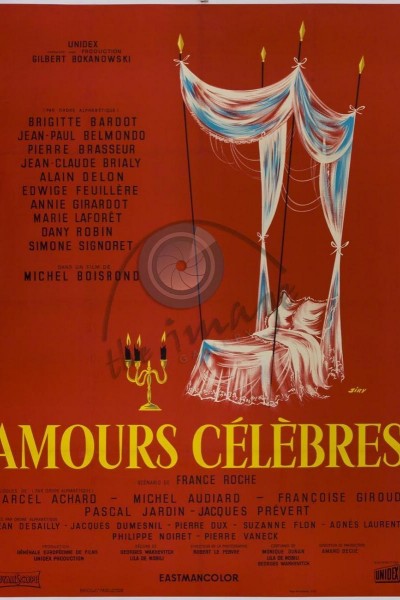 Caratula, cartel, poster o portada de Amores Célebres