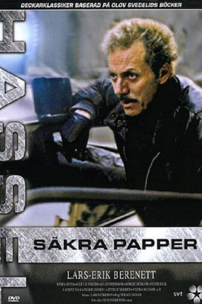 Caratula, cartel, poster o portada de Roland Hassel polis - Säkra papper
