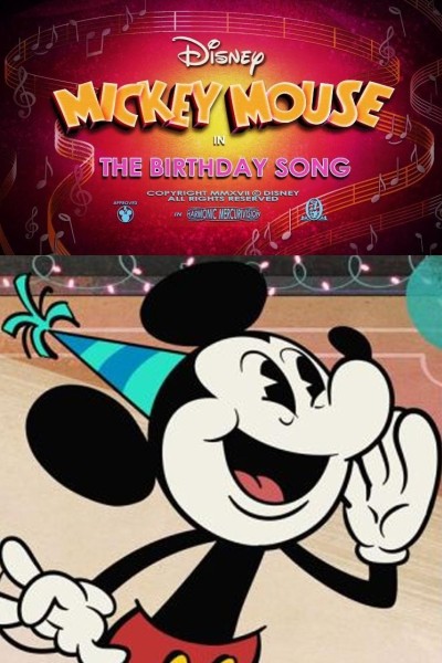 Cubierta de Mickey Mouse: La canción de cumpleaños