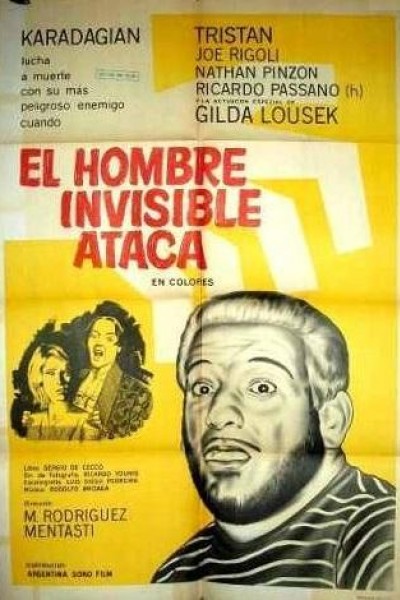 Caratula, cartel, poster o portada de El hombre invisible ataca