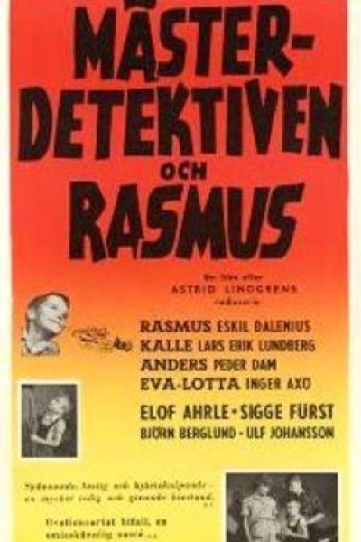 Caratula, cartel, poster o portada de Mästerdetektiven och Rasmus