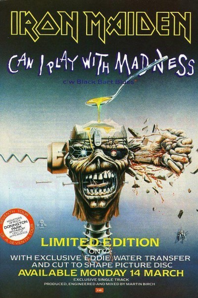 Cubierta de Iron Maiden: Can I Play with Madness