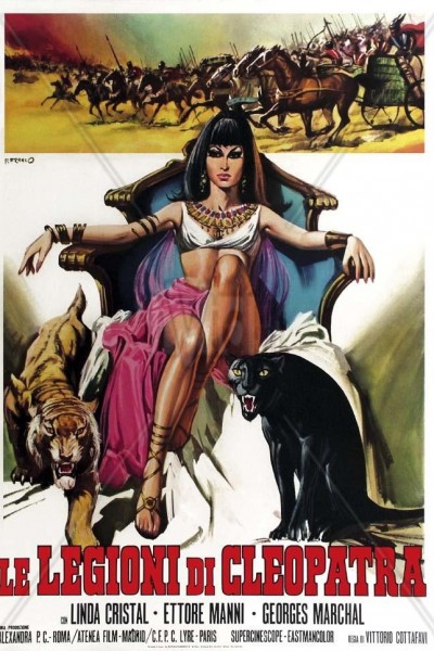 Caratula, cartel, poster o portada de Las legiones de Cleopatra