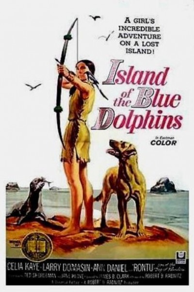Caratula, cartel, poster o portada de La isla de los delfines azules