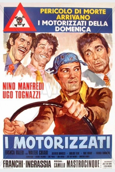 Caratula, cartel, poster o portada de Los motorizados