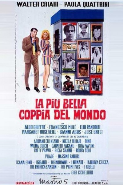 Caratula, cartel, poster o portada de La più bella coppia del mondo