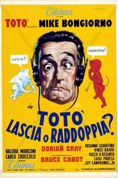 Caratula, cartel, poster o portada de Totò, lascia o raddoppia?