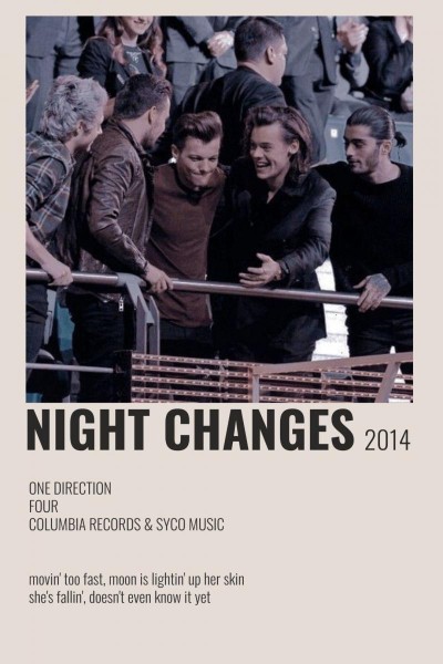 Cubierta de One Direction: Night Changes (Vídeo musical)