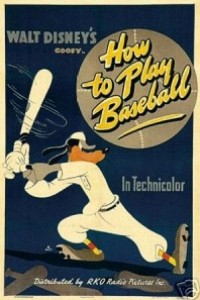 Cubierta de Goofy: Cómo jugar al béisbol