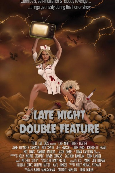 Caratula, cartel, poster o portada de Late Night Double Feature