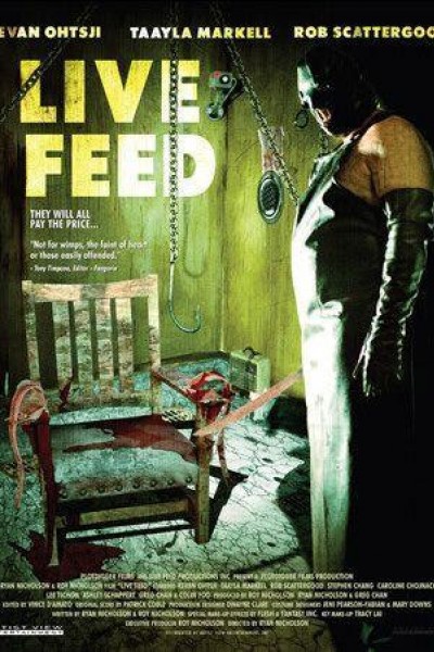 Caratula, cartel, poster o portada de Live Feed