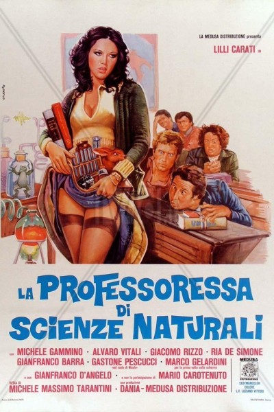 Caratula, cartel, poster o portada de La profesora de ciencias naturales