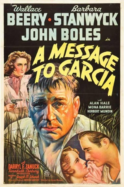Caratula, cartel, poster o portada de Un mensaje a García