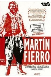 Caratula, cartel, poster o portada de Martín Fierro