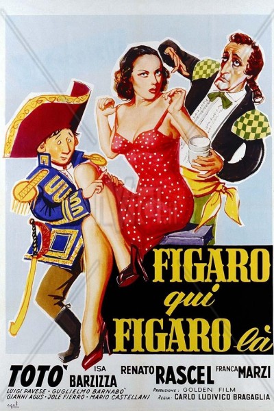 Caratula, cartel, poster o portada de Figaro qua, Figaro là