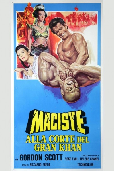 Caratula, cartel, poster o portada de Maciste: En la corte del Gran Khan