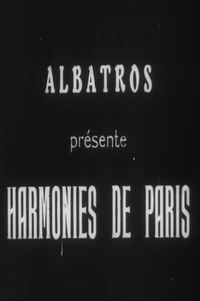 Caratula, cartel, poster o portada de Harmonies de Paris