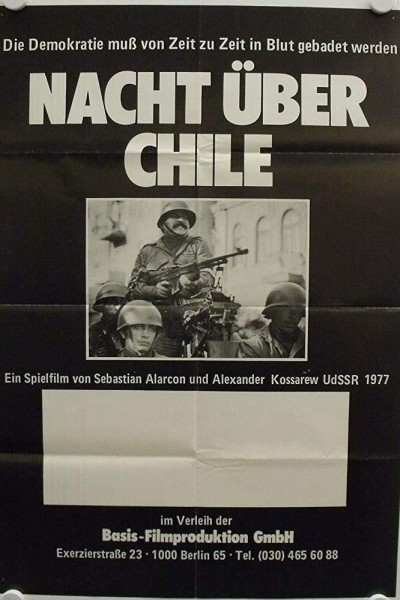 Caratula, cartel, poster o portada de La noche sobre Chile