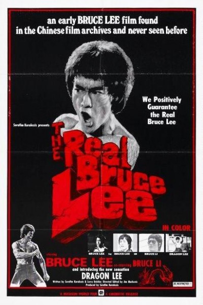 Caratula, cartel, poster o portada de El real Bruce Lee