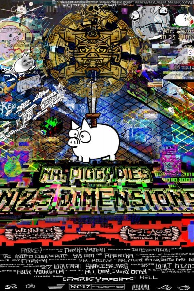 Cubierta de Mr. Piggy Dies in 25 Dimensions