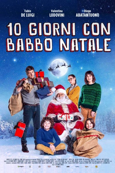 Caratula, cartel, poster o portada de 10 giorni con Babbo Natale