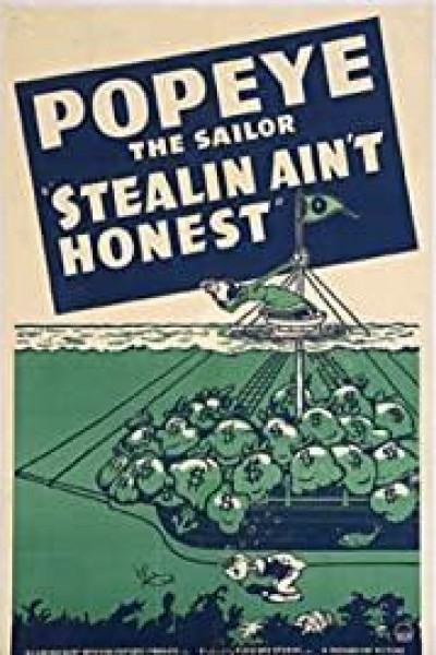 Cubierta de Popeye el marino: Stealin Aint Honest