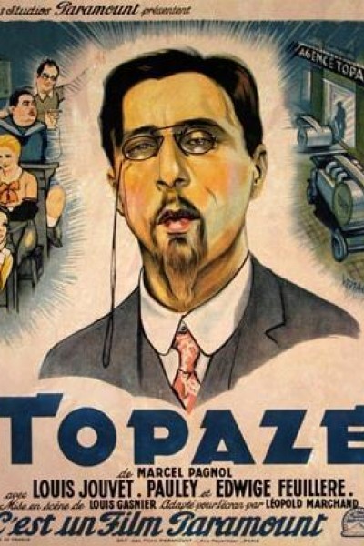 Caratula, cartel, poster o portada de Topaze