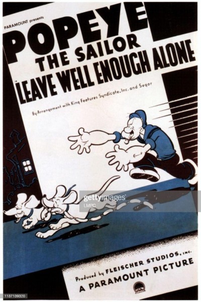 Cubierta de Popeye el Marino: Leave Well Enough Alone