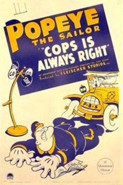 Cubierta de Popeye el Marino: Cops Is Always Right