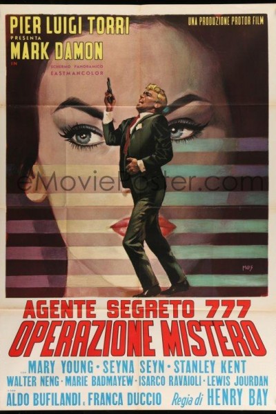 Caratula, cartel, poster o portada de Agente segreto 777 - Operazione Mistero