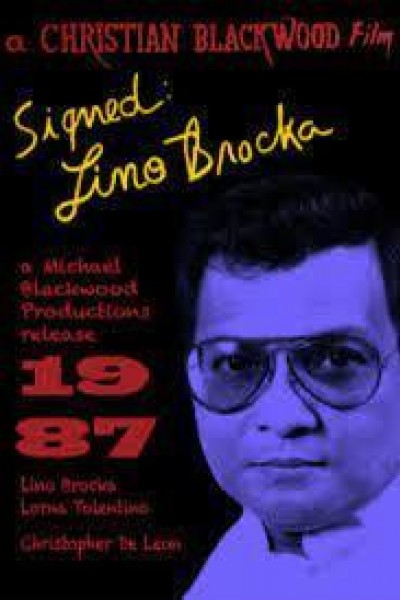 Cubierta de Signed: Lino Brocka