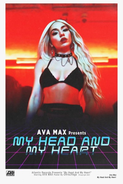 Cubierta de Ava Max: My Head & My Heart (Vídeo musical)