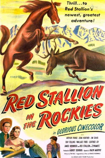 Caratula, cartel, poster o portada de Red Stallion in the Rockies