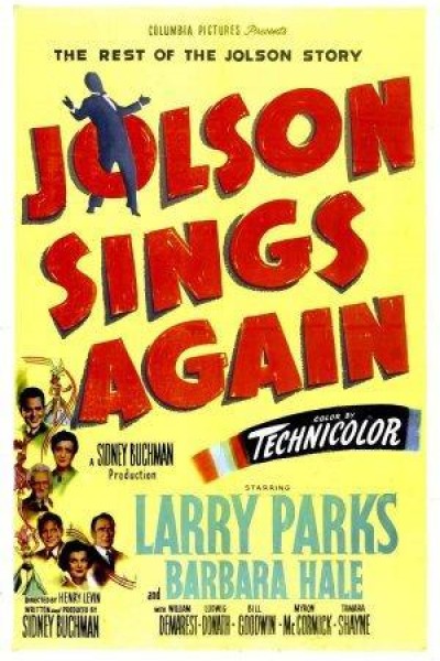 Caratula, cartel, poster o portada de Jolson Sings Again