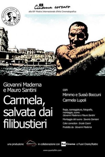 Caratula, cartel, poster o portada de Carmela, salvata dai filibustieri