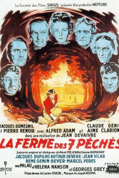 Caratula, cartel, poster o portada de La ferme des sept péchés