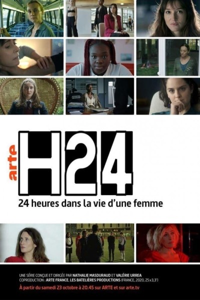 Caratula, cartel, poster o portada de H24, 24 h de la vie d\'une femme