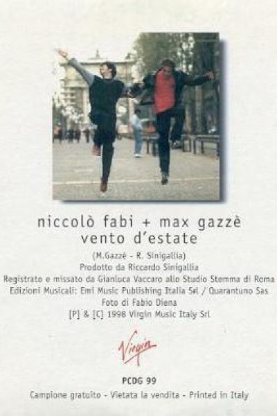 Cubierta de Max Gazzè & Niccolò Fabi: Vento D\'Estate (Vídeo musical)