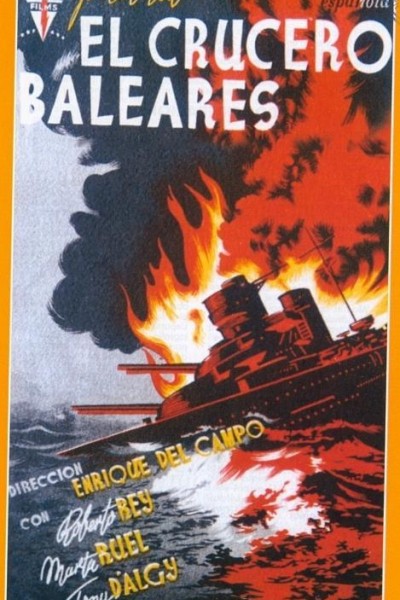 Cubierta de El crucero Baleares