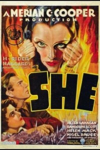 Caratula, cartel, poster o portada de She, la diosa del fuego