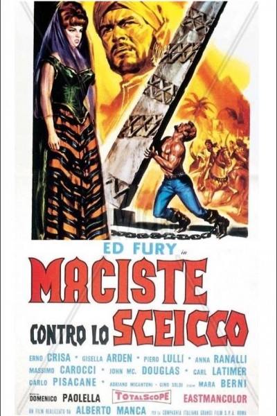 Cubierta de Maciste contra el jeque