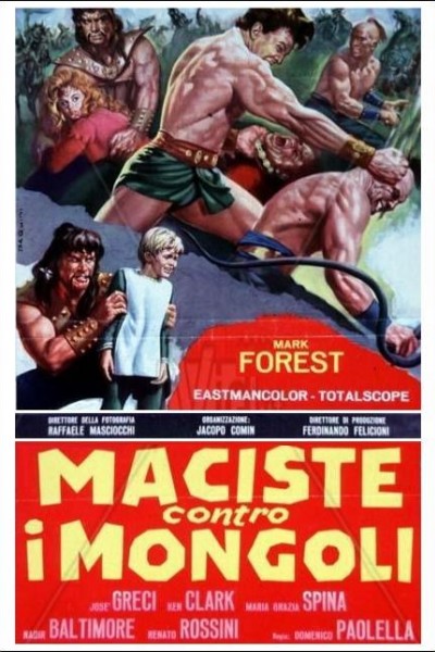 Caratula, cartel, poster o portada de Maciste contra los mongoles