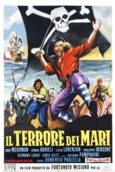Caratula, cartel, poster o portada de Il terrore dei mari