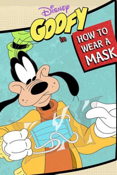 Cubierta de Quédate en casa con Goofy: Cómo ponerse la mascarilla