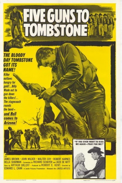 Caratula, cartel, poster o portada de Five Guns to Tombstone