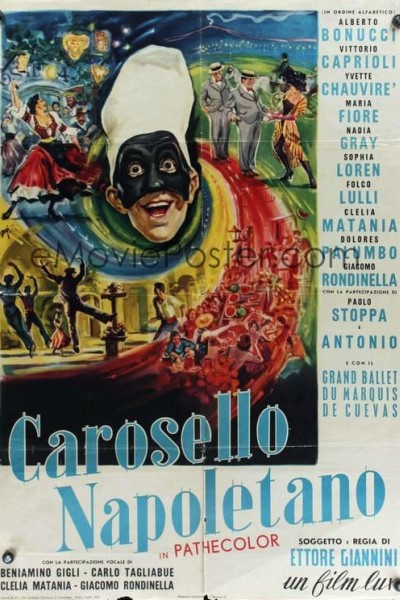 Caratula, cartel, poster o portada de Carrusel napolitano