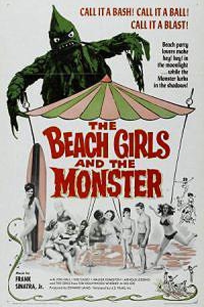 Caratula, cartel, poster o portada de The Beach Girls and the Monster